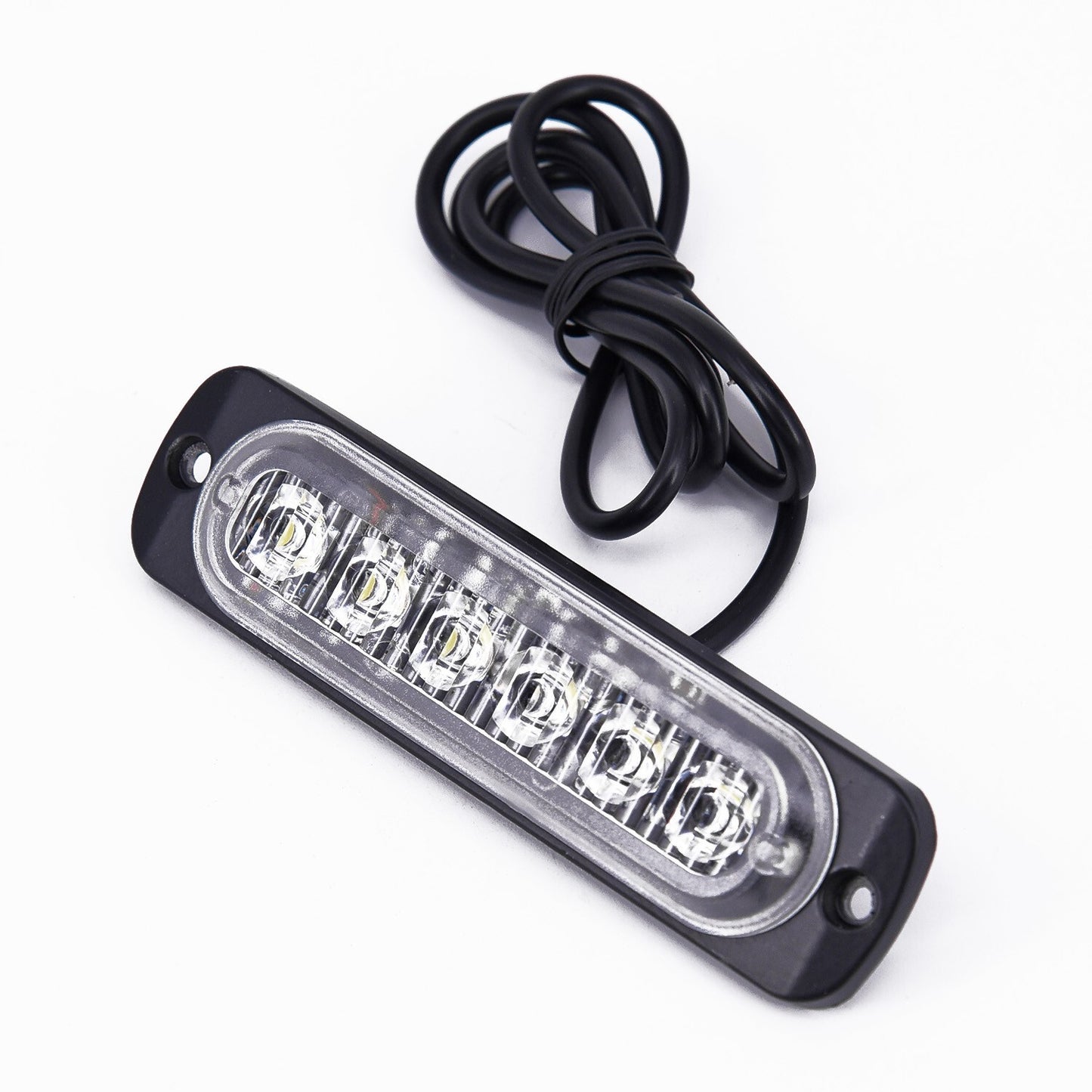 Universal Car Truck 6 LED Daytime Running Light DRL Daylight Fog-Lamp Headlight v