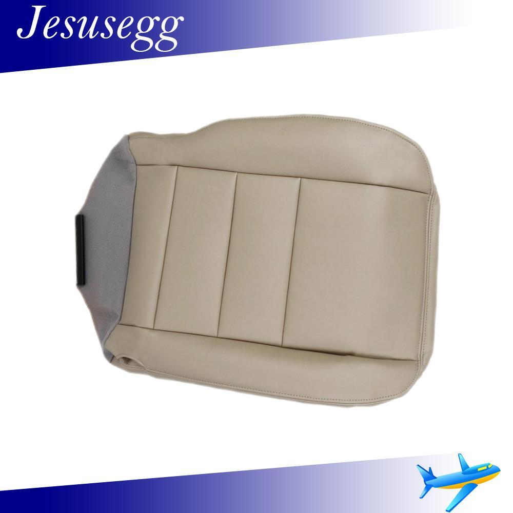 Front Driver Side Bottom for Seat Cover Medium Parchment Tan For 2002-2007 F250 F350 Q