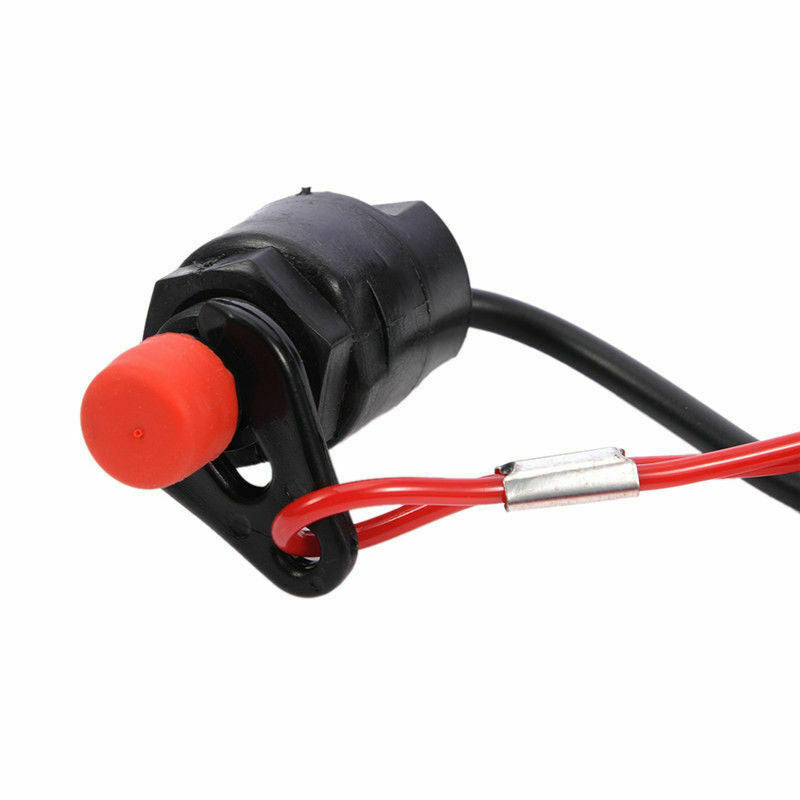 Universal Boat Outboard Engine Motor Kill Stop Switch With Safety Tether Lanyard Q