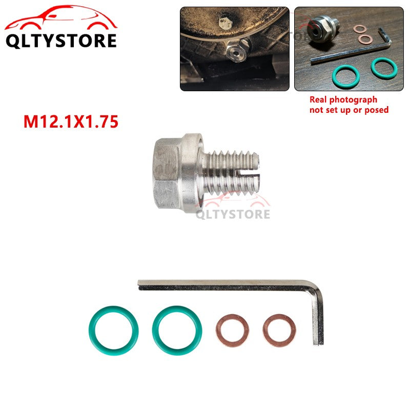 M12.1X1.75 Oil Drain Plug Self Tapping Oil Pan Thread Repair Kit with O-Ring Q