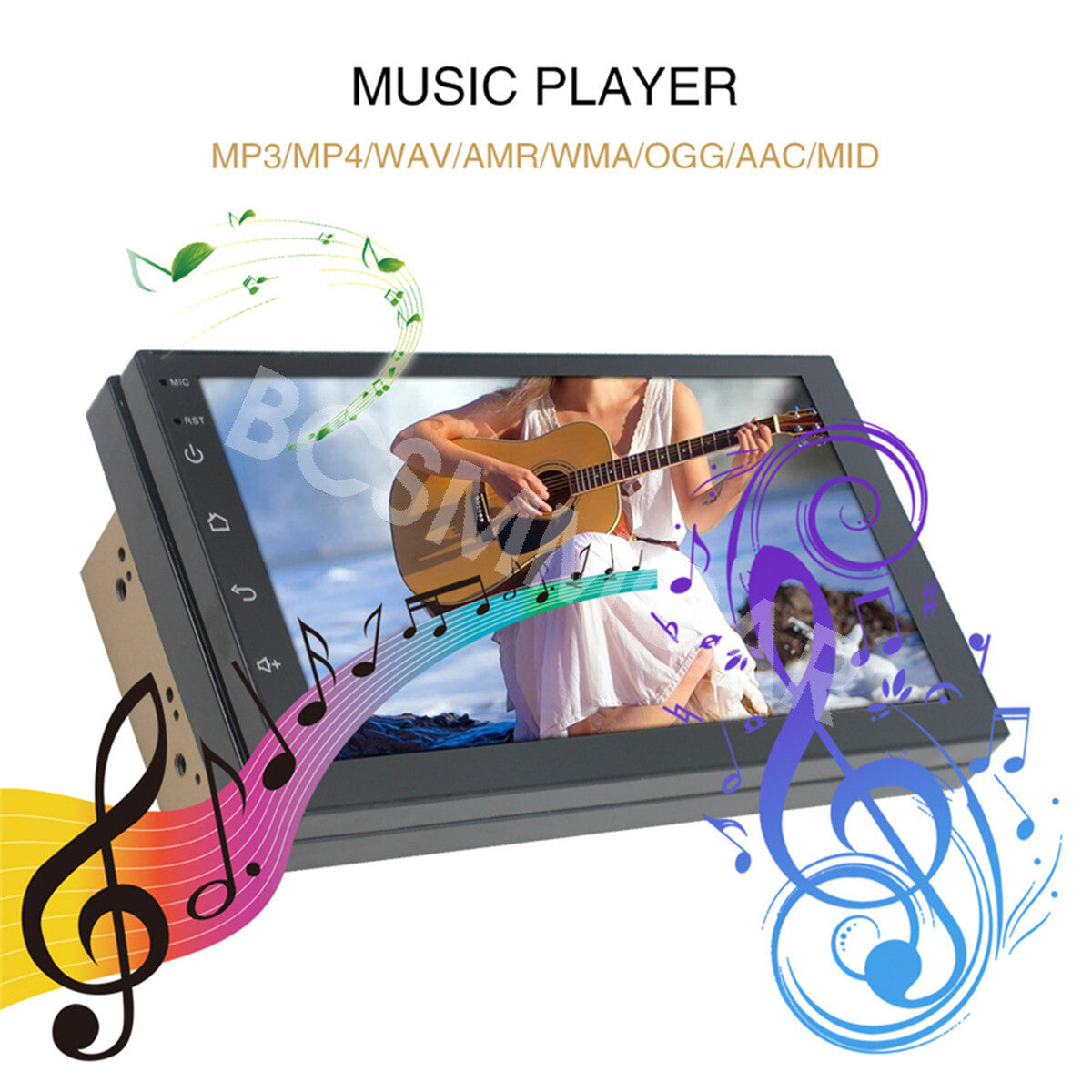 7in 2DIN Car Stereo Radio Bluetooth Touchscreen USB AUX-IN FM Video MP5 Player
