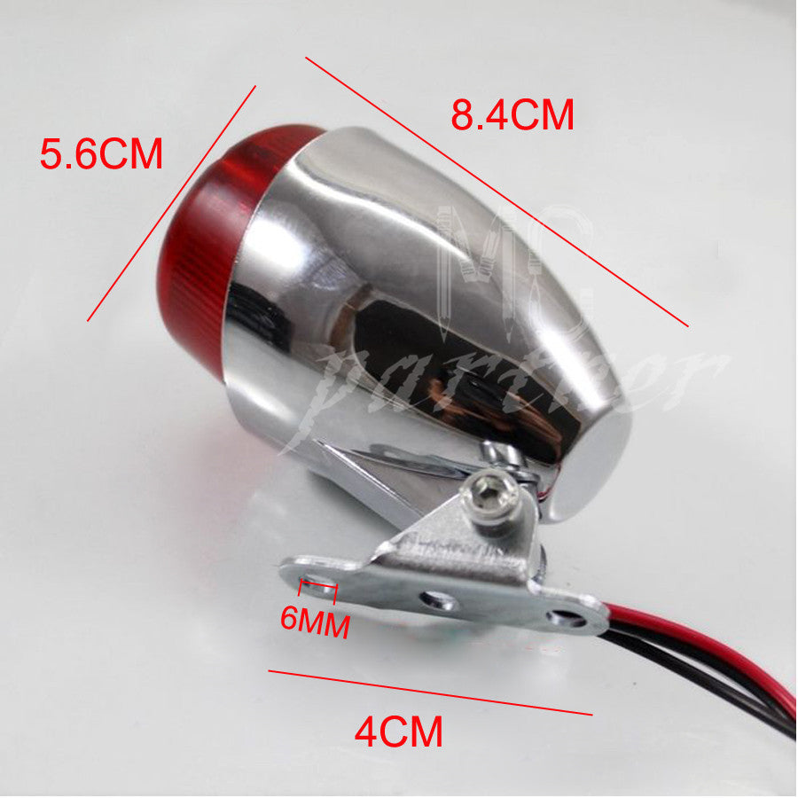 LED Rear Stop Running Tail Brake Light for Harley Bobber Cruiser Chopper Custom Q