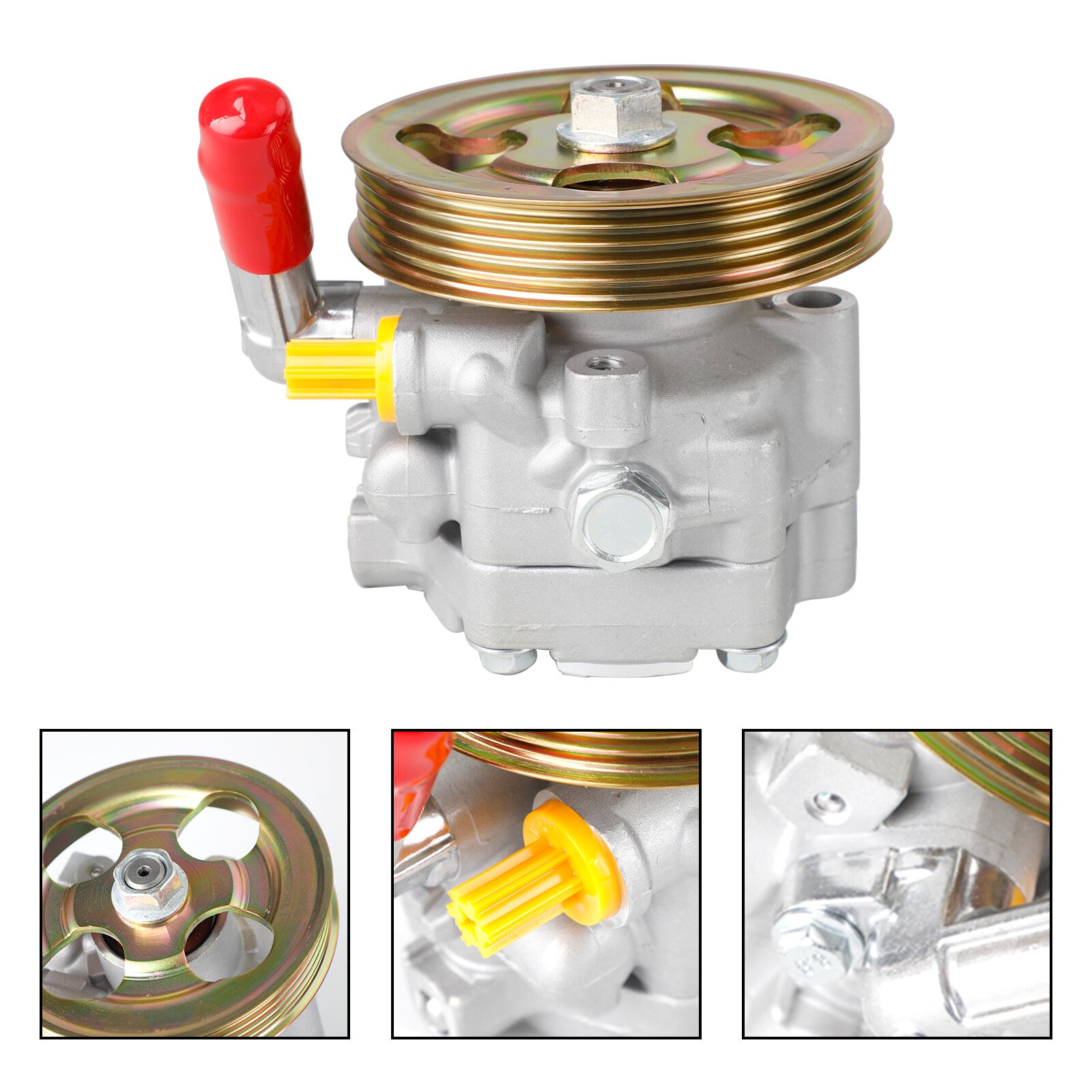 Power Steering Pump Fit for Subaru Impreza WRX STI 2002-2007 w/ Pulley 34430FE040 n