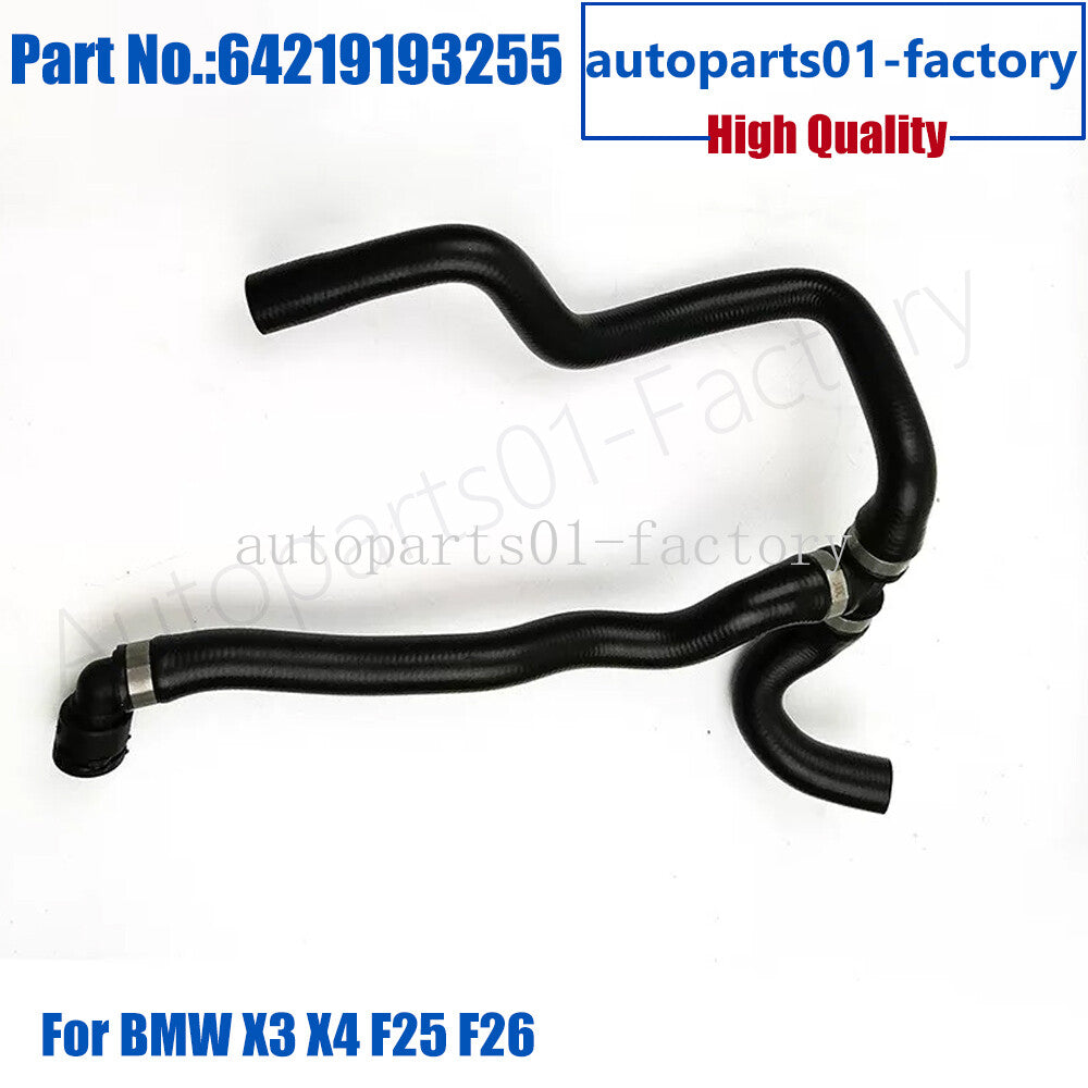64219193255 Coolant Rubber Return Hose Pipe for BMW X3 X4 F25 F26 2.0L 3.0L