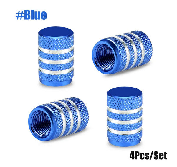 4pcs Car Tire Flap Stem Air Dust Cover Dice Neo Chrome for - v