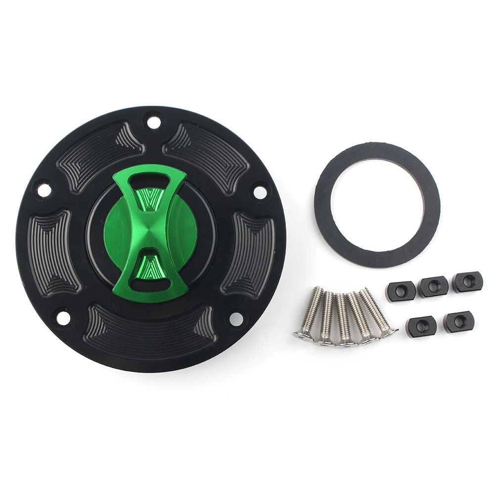 Fuel Gas Tank Cap Cover Motorcycle Fit for Ducati Panigale 899 959 1199 1299 Green
