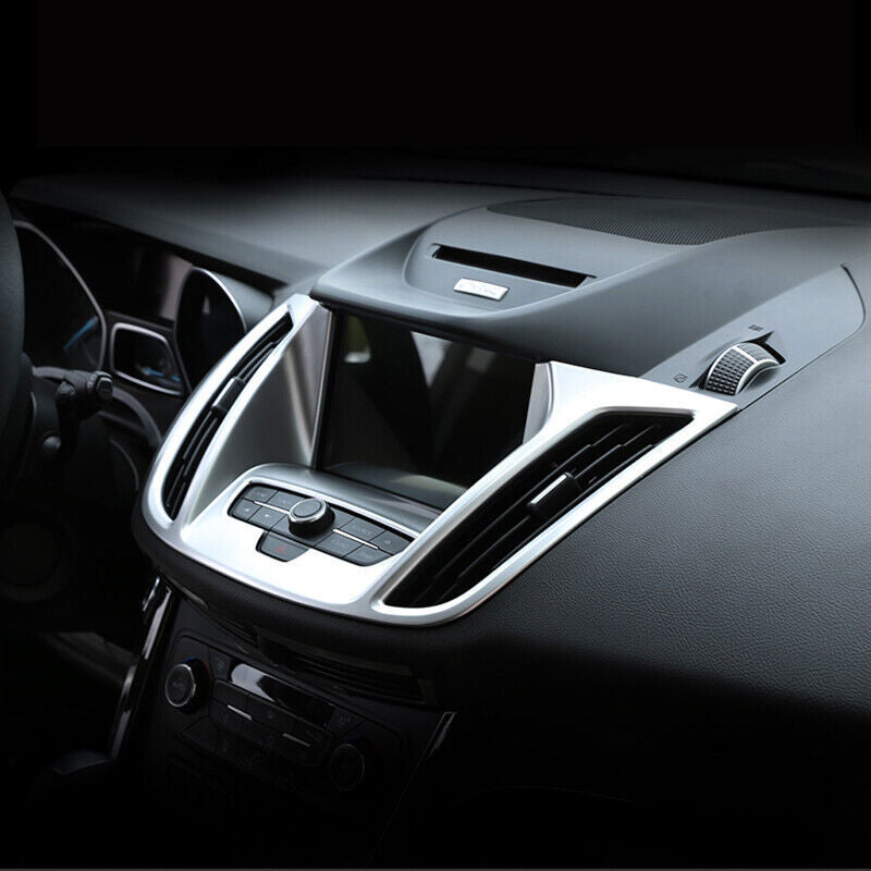 for Volvo S90 2017-22 Silver Console Gear Shift Box Button Switch Cover Trim3 v