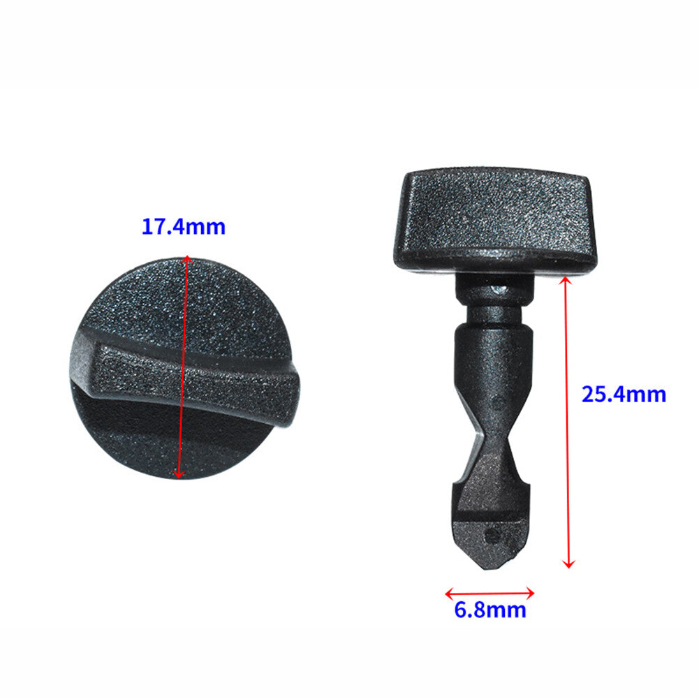 2set Car Rear Bumper Tow Hitch Eye Cover Retainer Clips for Audi