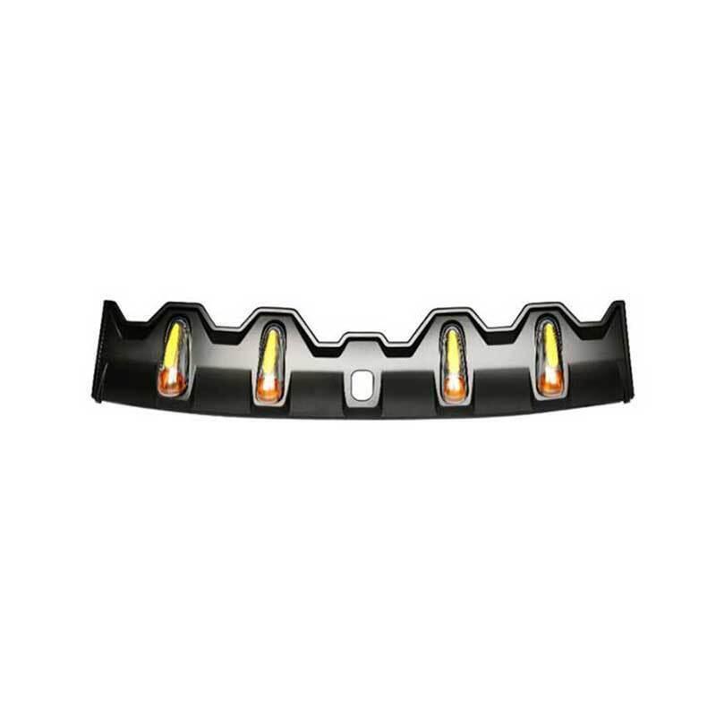 Car Roof LED Searchlight Cover Trim Fit for Ford Ranger 2015-2022 Primer Black