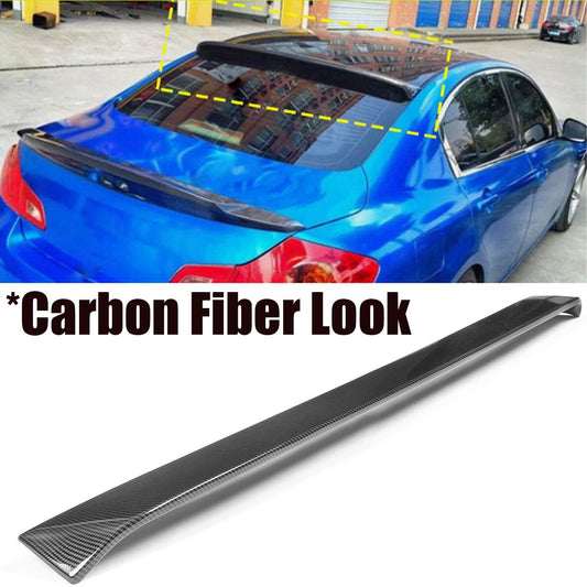 Rear Roof Spoiler Upper Wing for Infiniti G35/G25/G37/Q40 2007-2013 Carbon Fiber n