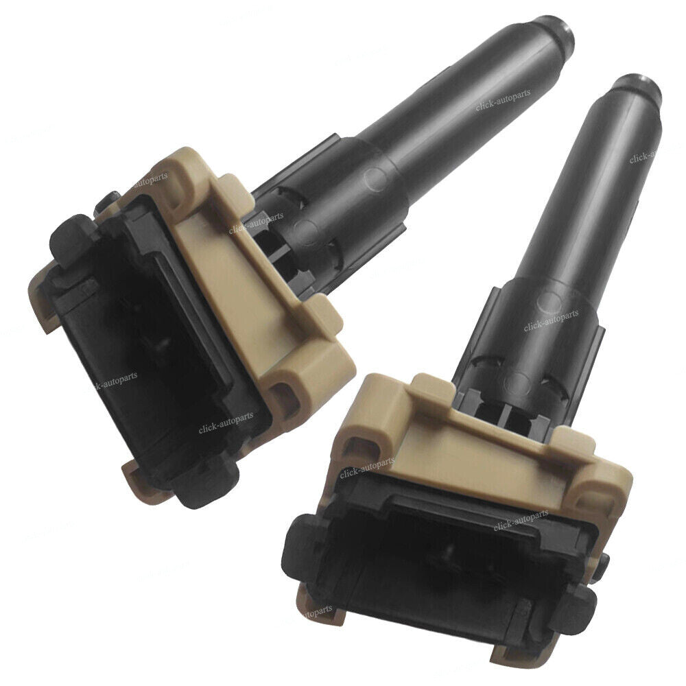 2X for Mazda CX-5 2011-17 Left+Right Headlight Washer Spray Nozzle Jet Cover Cap