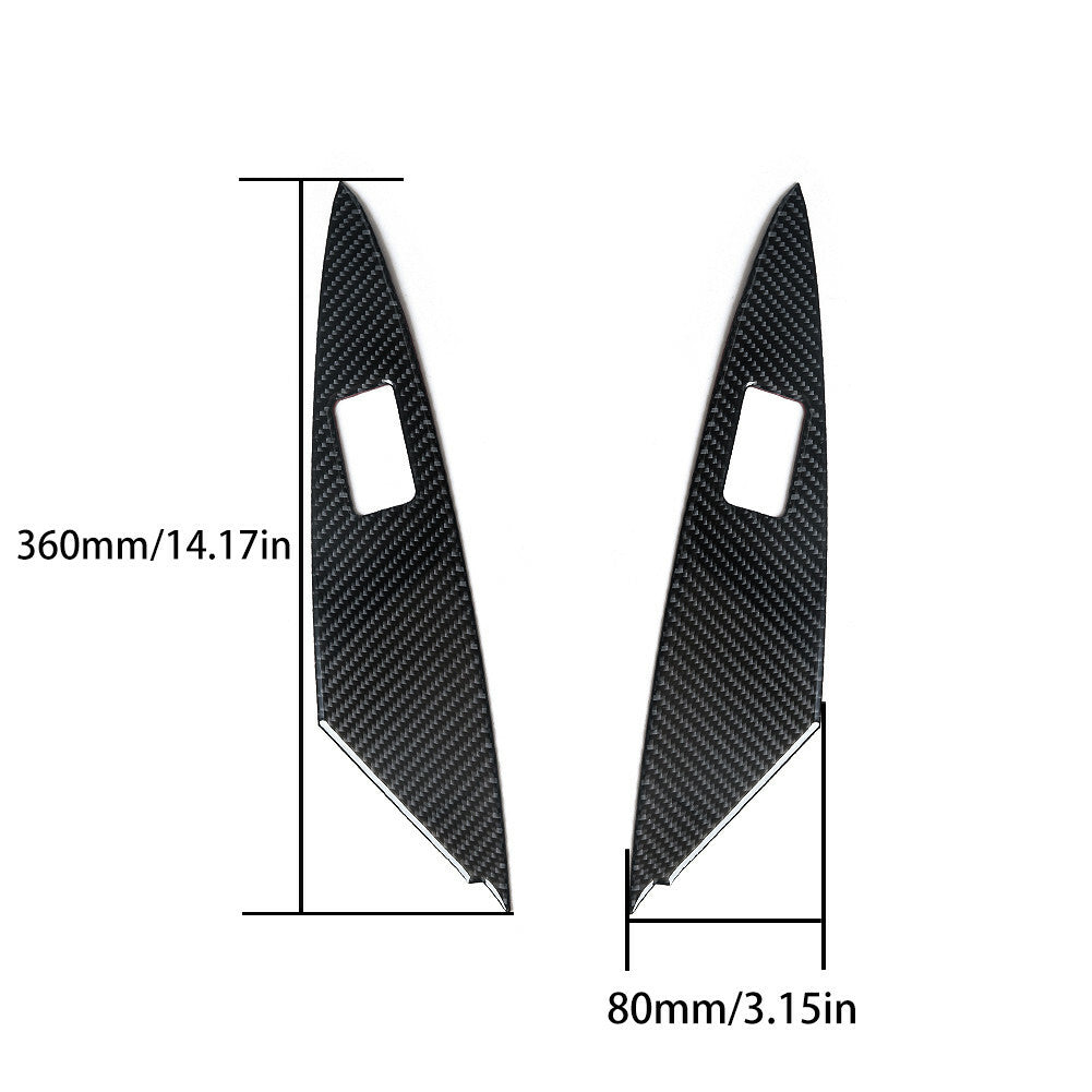 Red Carbon Fiber Temperature Display Trim Cover For COBALT 2005-2010 v