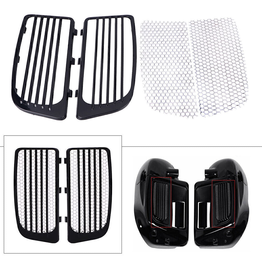 for Harley Electra Glide Low Ultra Limited FLHTKL Radiator Grills&Metal Mesh Q