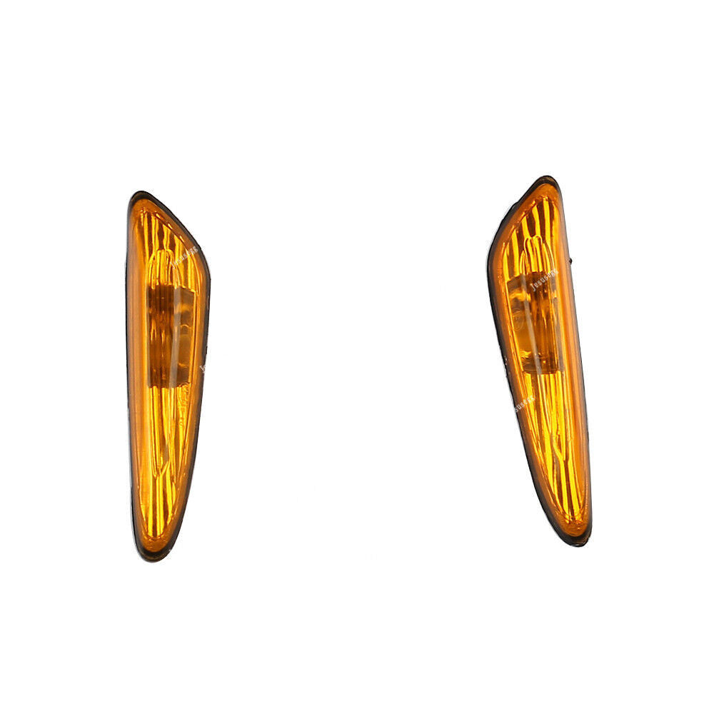 Pair Lens Side Marker Lights Signal Lamps for BMW E46 3-Series 2002-2005 2PCS