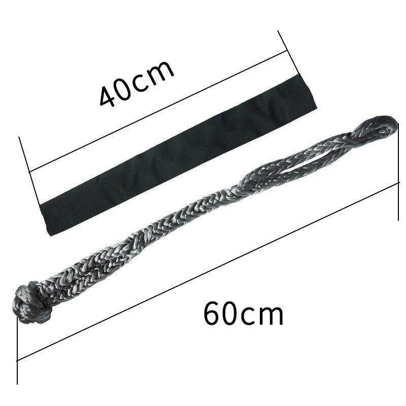 Practical Car UTV Off-Road Towbar Connecting Rope Winch Pull Cable Nylon Towing v