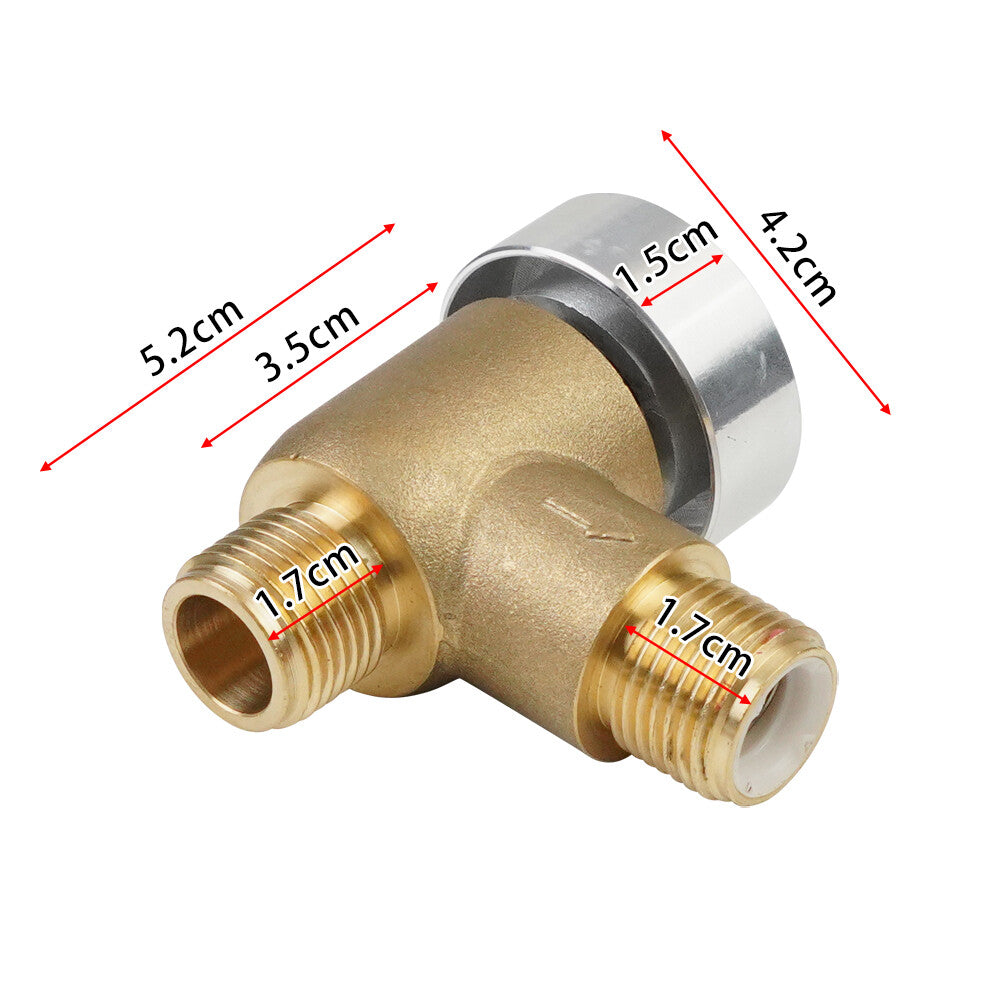 571-VAC-CHK-A Campervan Trailer B&B Flusher Vacuum Circuit Breaker Check Valve Upgrade Q