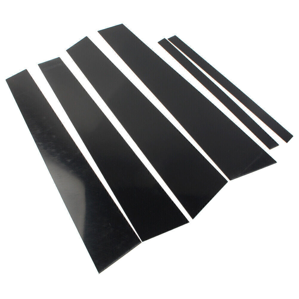 Car Door Trim Cover Kit Black Pillar Posts Fit for Honda Accord 2013-2017 6pcs
