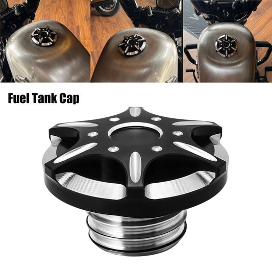 Motorcycle CNC Clock - W Fuel Tank Cap for Harley Sportster XL1200 - n