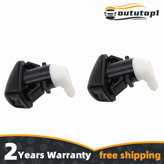 2 Pcs Windshield Washer Nozzle for Jeep Cherokee 14-17 68102968AA 68102968AB Q