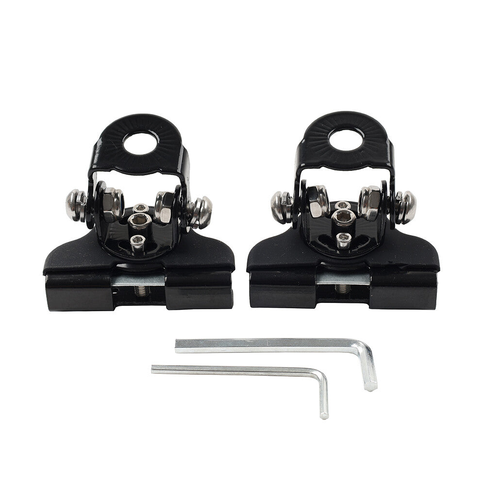 2pcs Universal Pillar Hood Work Light Bar Mount Clamp Bracket Holder Off Road