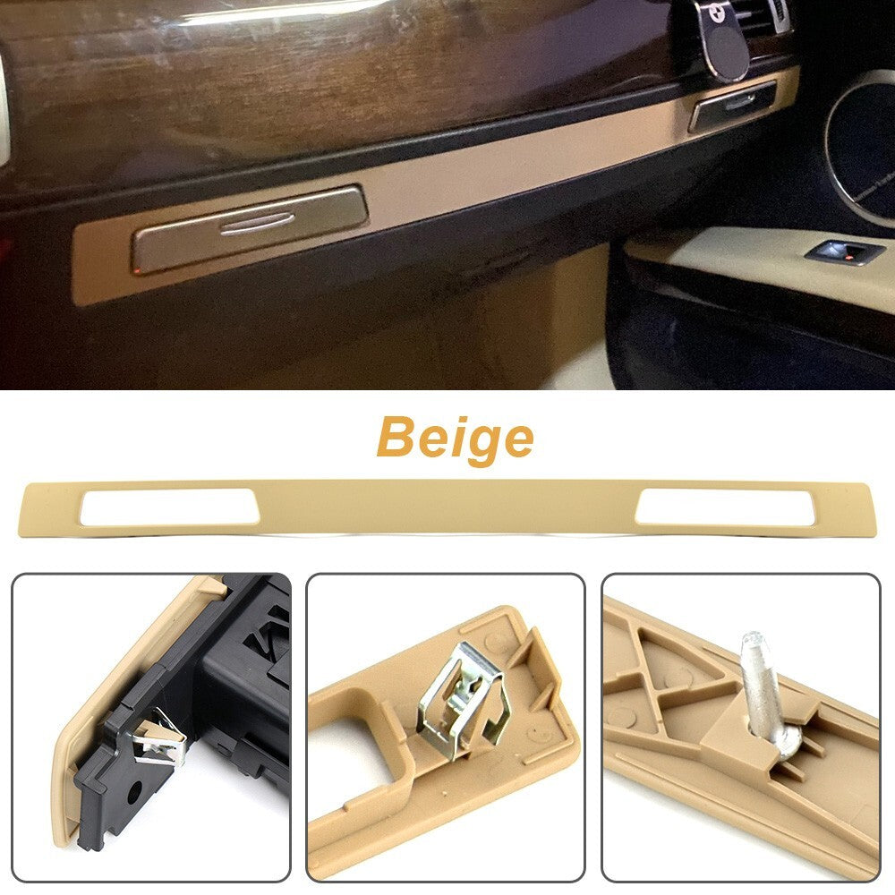 Beige Water Cup Holder Panel Interior Strip Trim for BMW 3 Series M3 2005-2012