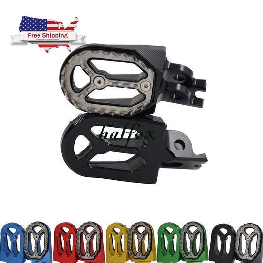 US Fat Foot Pegs Footrests peg for for Kawasaki KX250 KX250F KX250X KX450F/X Q