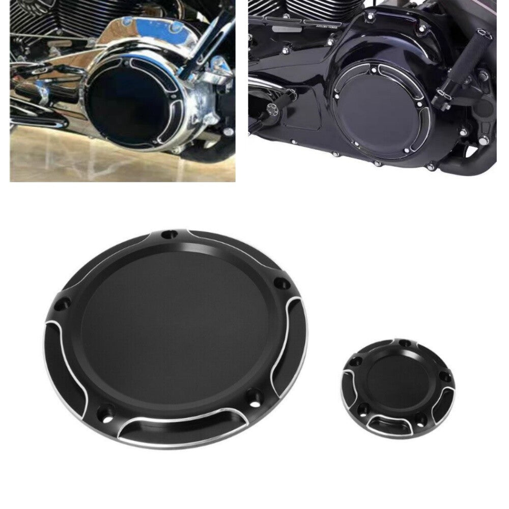 5-hole black derby timer hood for Harley Electra Road Glides Dyna- n