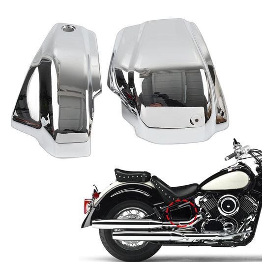for Yamaha Dragstar Vstar XVS1100 Custom 99-11 Battery Side Cover Fairing Chrome