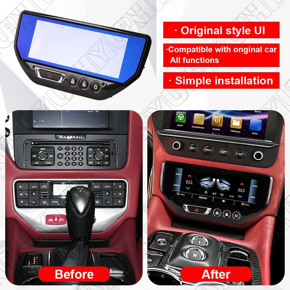 7 Climate Screen AC Air Conditioner Control Panel for Maserati GT 2007-2015 PnP Q