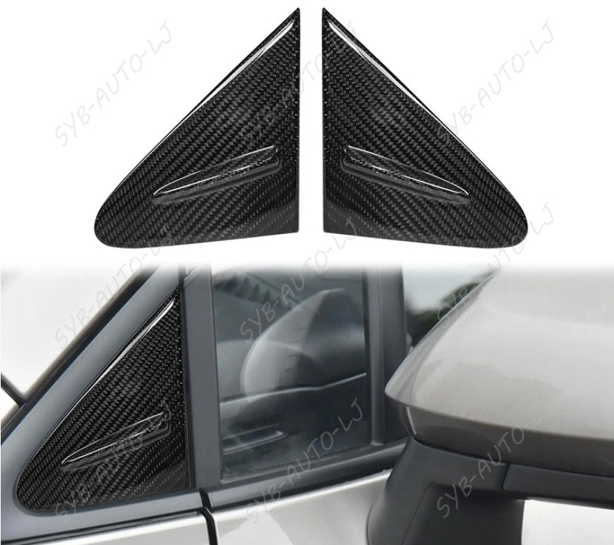For 23-25 for Corolla GR Hatchback Dry Carbon A-pillar Triangular Window Panel Trim n