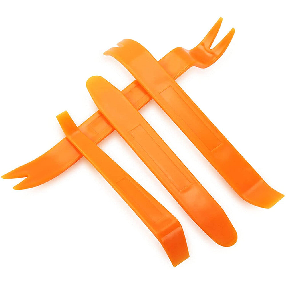 4-Piece Car Radio Dashboard Installation Removal Pry Tool Kit Stereo Door Clip Trim Q