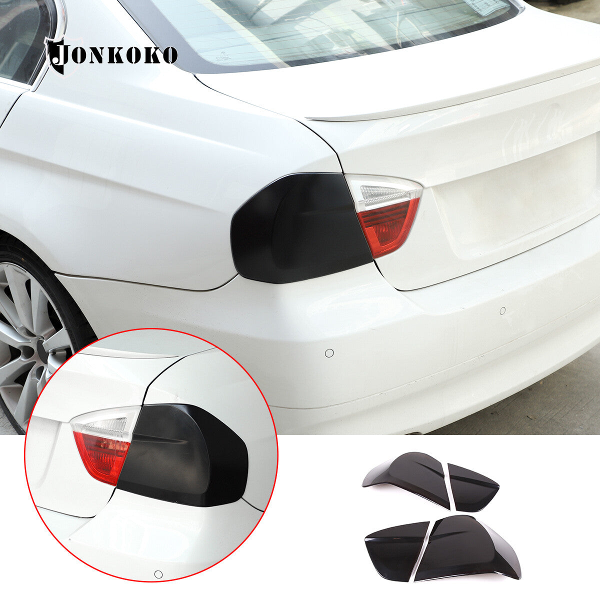 2-Piece Mount ABS Carbon Fiber Rear Triangle Shutter Window for Subaru WRX 2021-2023 - v