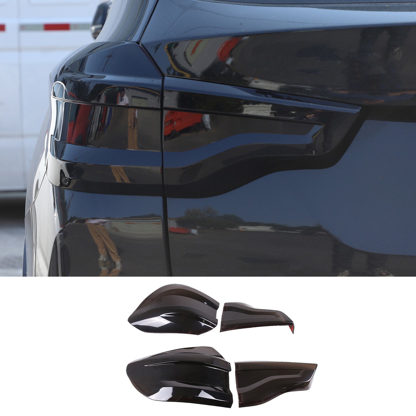 Red carbon fiber for seat adjustment button trim cover for Corvette C8 2020-2024