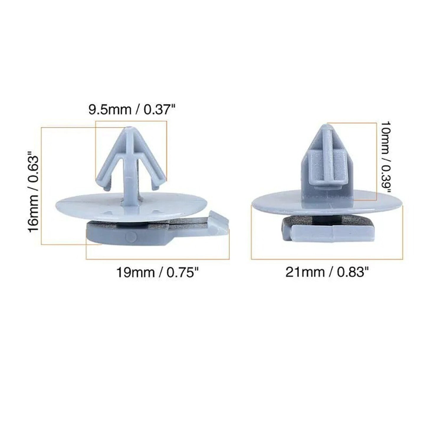 30Pcs for Mini Cooper R50 R52 R53 R55 R56 R57 Wheel Arch Trim Molding Clips