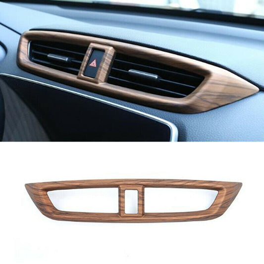 Peach Wood Grain Front Center Air Outlet Vent Cover for Honda CR-V CRV 2017-2022