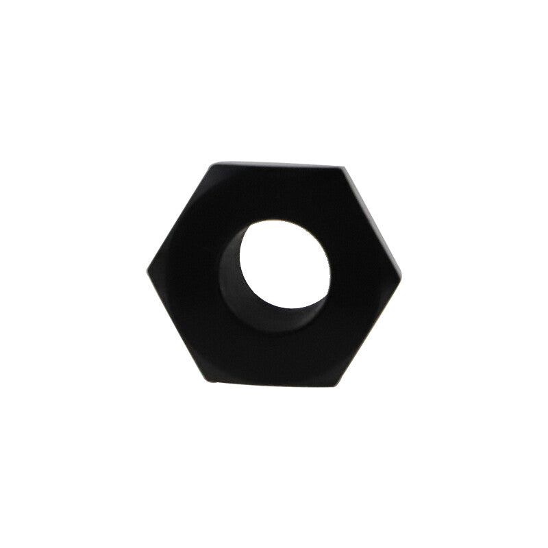 2-Pack 1/2-28 to 3/4-16 Black Automotive Threaded Oil Filter Adapter Aluminum