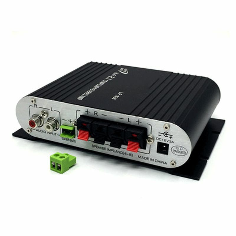 Lepy LP-838 20W for Mini HiFi 2.1 Car/Home Audio Amplifier/Portable PC Player (12V) n