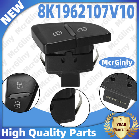 Left front center door lock switch for Audi A4/A4 allroad quattro 8K1962107V10- n