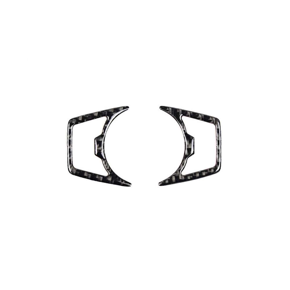 Car Headlight Switch Cover Frame Trim Carbon Fiber for Mustang 2015-2019
