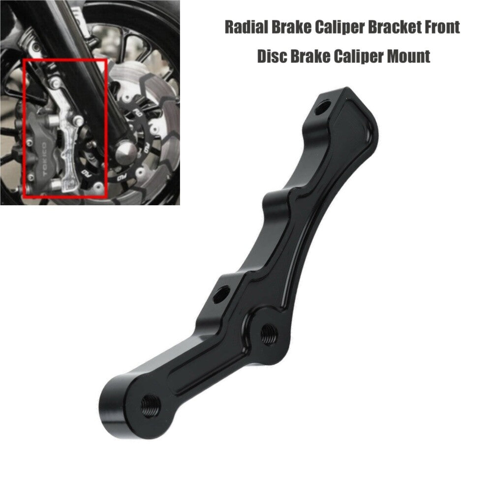 Suitable for mounting brake caliper brackets for Harley black CNC radial front brake calipers. n