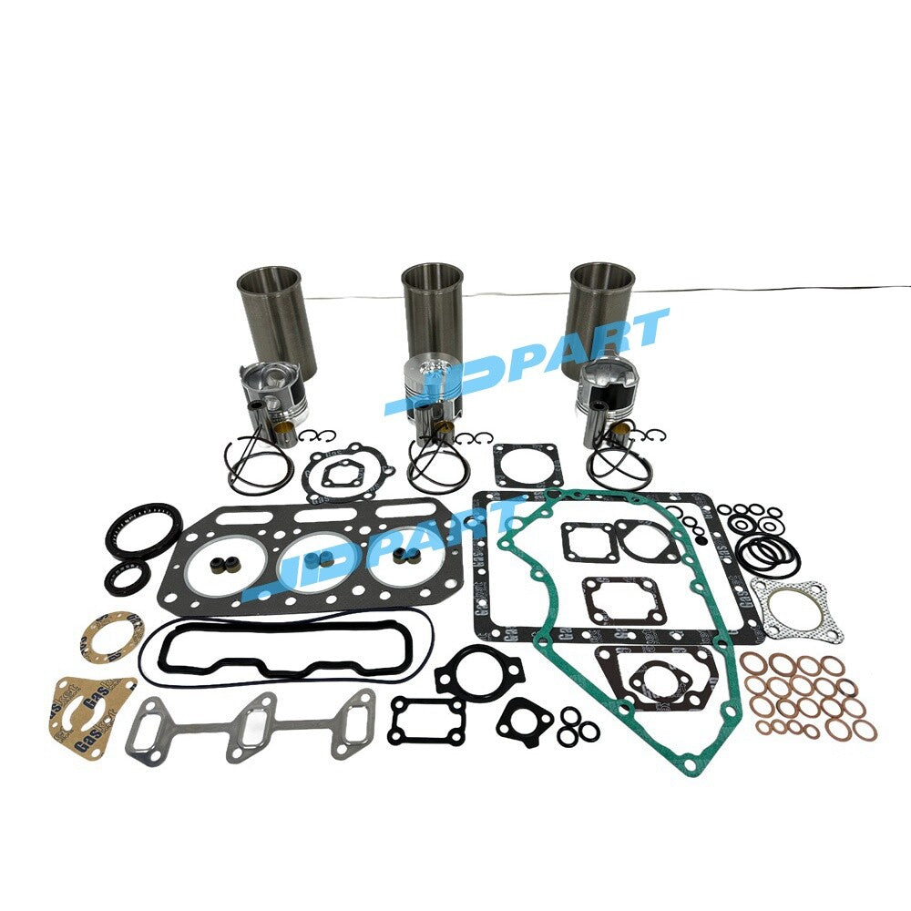 3T75HLE Cylinder Liner Kit with Gasket for Engine Parts -