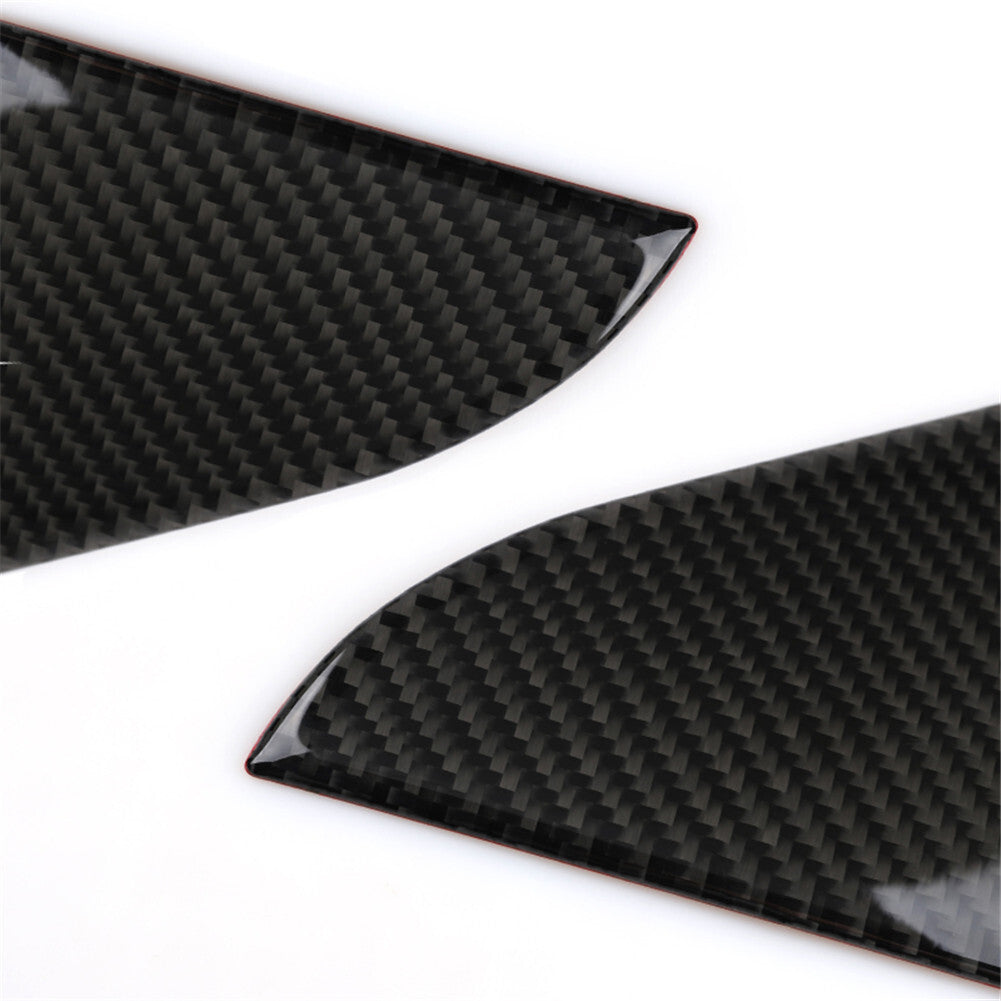 Red Carbon Fiber Climate Control Lower Trim Cover For Tacoma 2012-2015 v