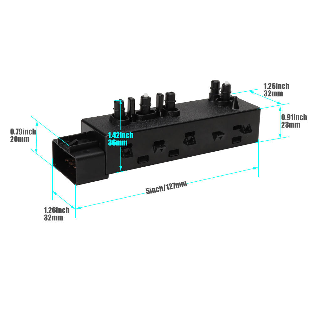 Right passenger side power for seat adjustment control switch 8-way, applicable to 12451498- n