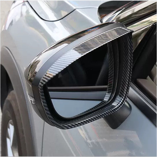 For Altima 2019-2024 Carbon Fiber Rearview Mirror Rain Eyebrow v