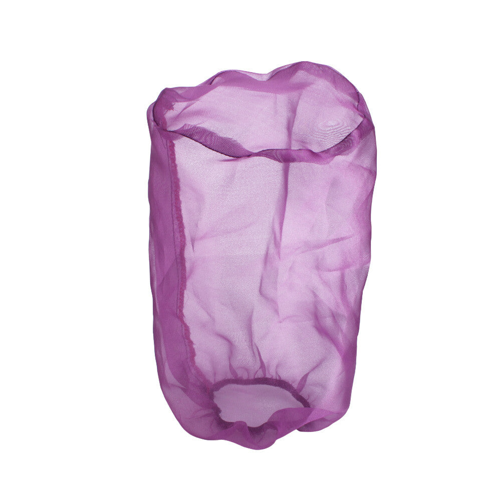 Purple New Flow Cylindrical Inflow Air Filter Guard Dust Cover Cloth Long Style Q