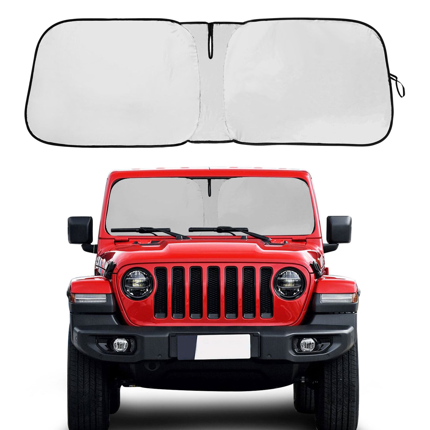 Custom-made 2020-2023 for Jeep Gladiator JT windshield sunshade UV block cover. n