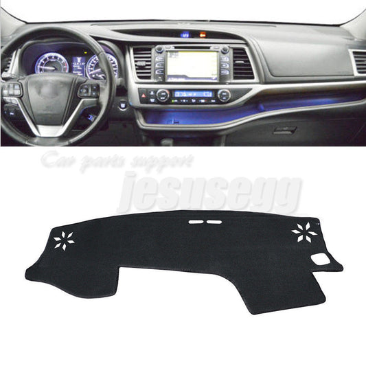 for Toyota Highlander XU50 14-16 LHD Car Sun Shade Visor Pad Dashboard Cover Mat