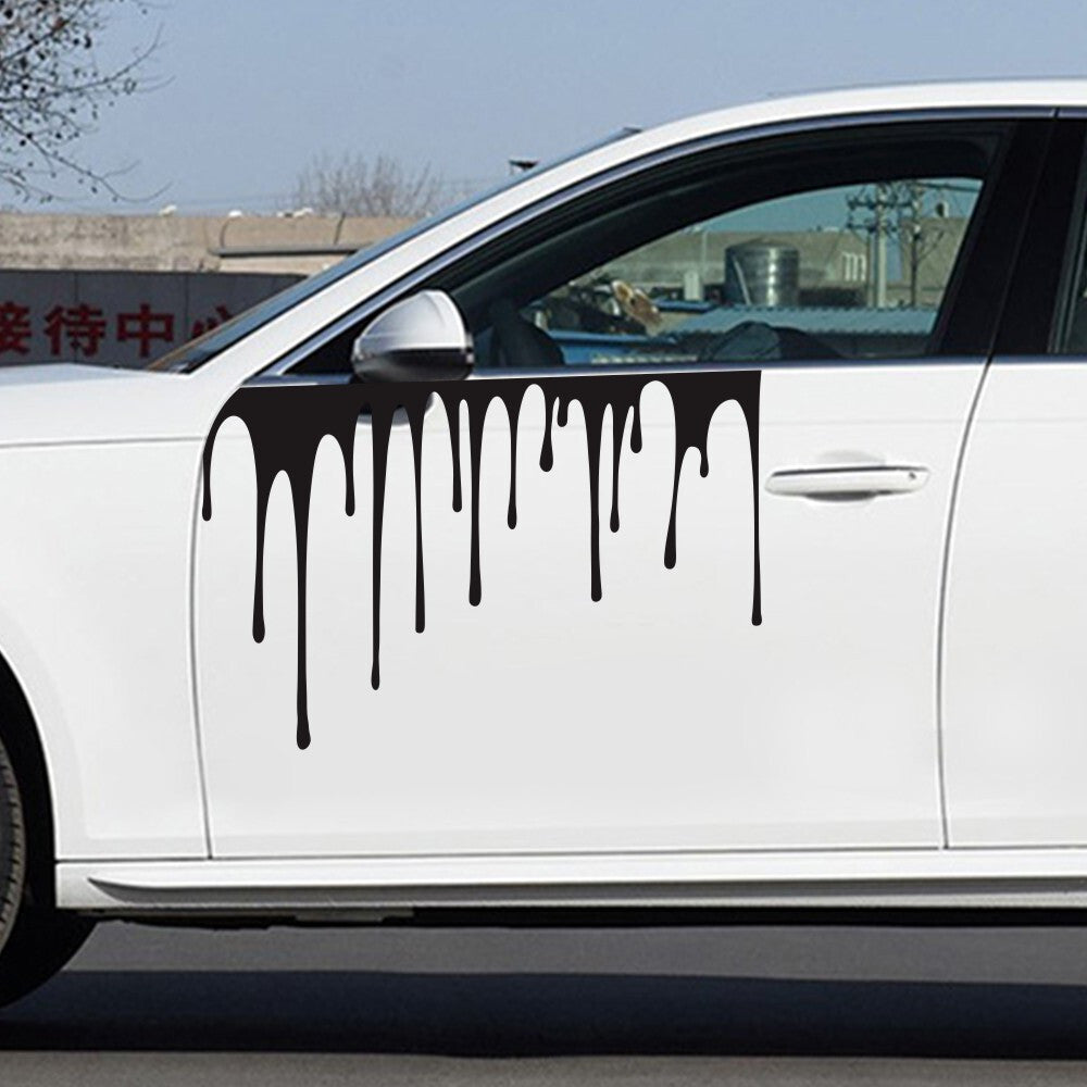 2 PCS Blood Drips Car Graphic Decal Vinyl Side Doors Sticker Taillight Decortion