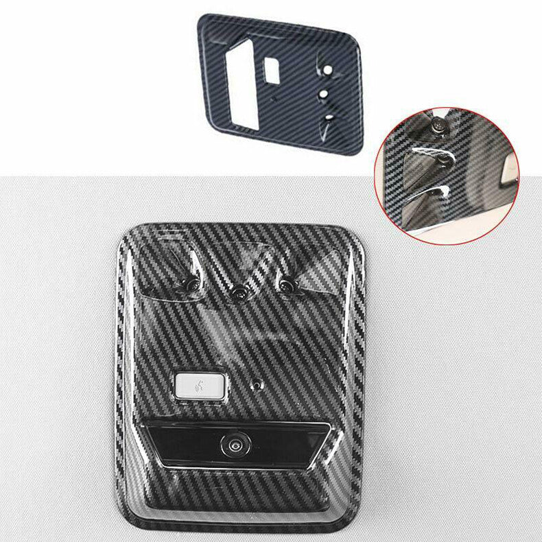 for Kia Carnival 2022-2023 Carbon Fiber second row Reading Lamp Frame Cover Trim