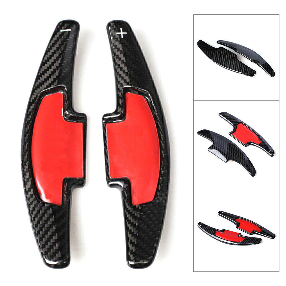 Real Carbon Fiber Car Steering Wheel Shift Paddle Extension Fit 2017 CR-V for CIVIC
